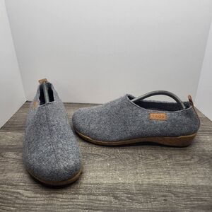 TAOS Wonderwool Clogs Size EU 43 /Men’s Size 10 US Gray Slippers Wool